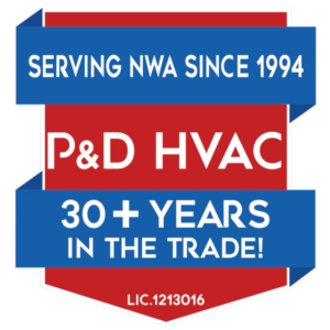 P&D HVAC Logo Transparent Back